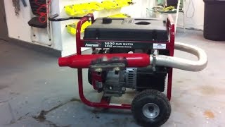 How to make your generator quiet,powermate generator