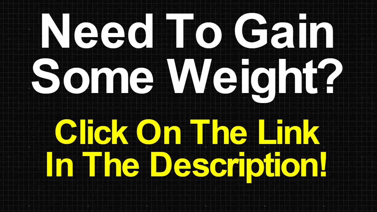 I Want To Gain Weight In My Face YouTube