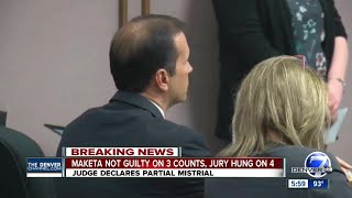 Former El Paso County Sheriff Terry Maketa not guilty on 3 counts; jury hung on 4 others