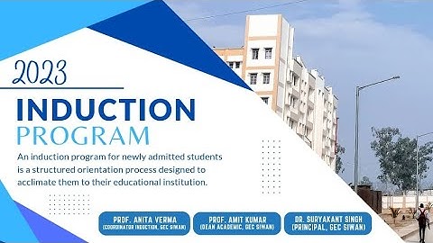 💥#government engineering college, Siwan💥 #Induction program for 2k23 batch🙄📸 #B.tech college🏢🏢