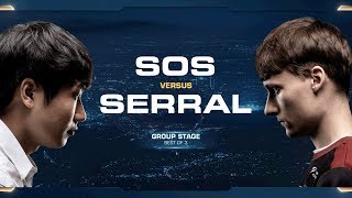 sOs vs Serral PvZ - Group B - 2018 WCS Global Finals - StarCraft II