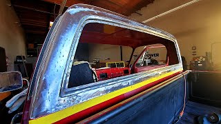 Squarebody Rear Window Sheet Metal Fabrication Restoration [Part 2/2]