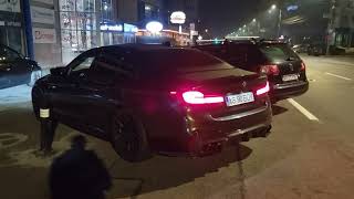 850 HP BMW M5 F90 Competition w/ Akrapovic exhaust - Start up & short revs