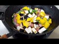 Ginisang kalabasa with hotdogdeehai mix vlog