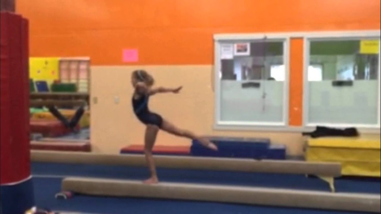 Beem Rutine Learning Level 8 Beam Routine - YouTube
