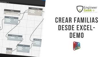 CREAR FAMILIAS DESDE EXCEL - DEMO DYNAMO REVIT