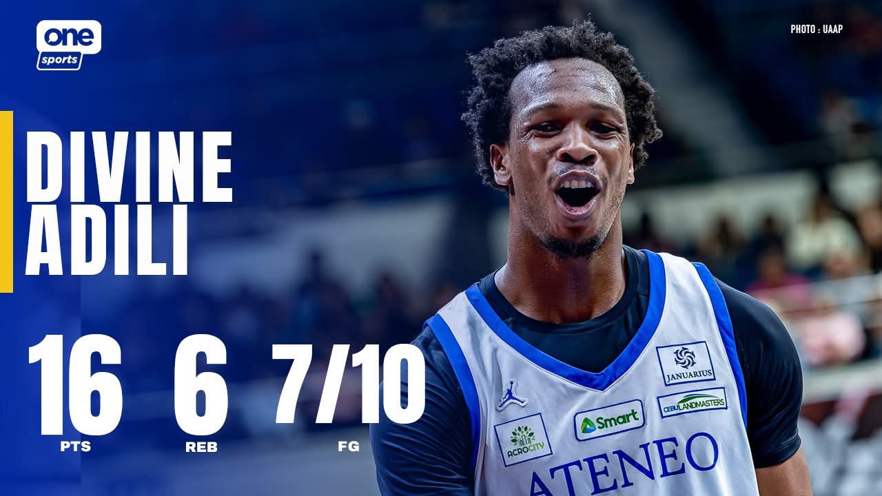 Divine Adili DROPS 16 PTS for Ateneo vs. AdU | UAAP Season 88 Men’s ...