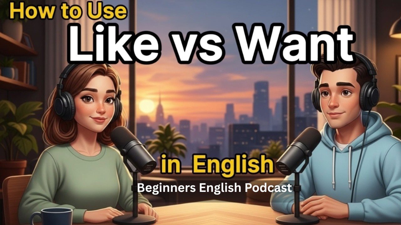 How to Use Like vs Want in Everyday English | Real Life Conversation ...