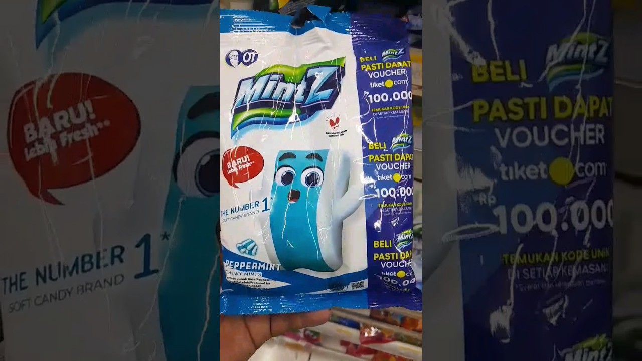 MintZ peppermint chewy mint, permen mint 