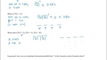 6.3 part 1: Intro to Binomial Distributions