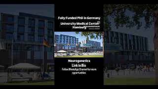 🧬 Fully Funded PhD in Neurogenetics – Germany 🇩🇪