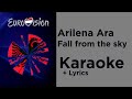 Arilena Ara - Fall from the sky (Karaoke) Albania Eurovision 2020