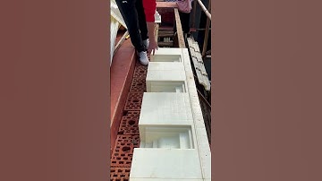 Eave molding mold installation process