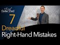 Dont do this 7 righthand mistakes on classical guitar