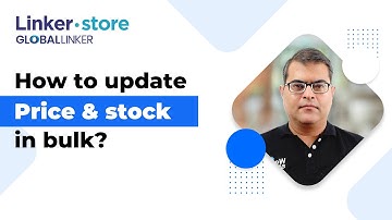 Updating price & stock on your ecommerce website in bulk using excel file [Linker.store] [Tutorial]