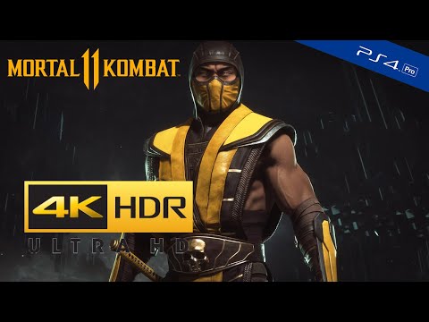 Mortal Kombat 11 - 4K HDR (PS4 PRO) Gameplay