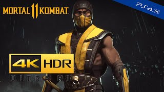 Mortal Kombat 11 - 4K HDR (PS4 PRO) Gameplay