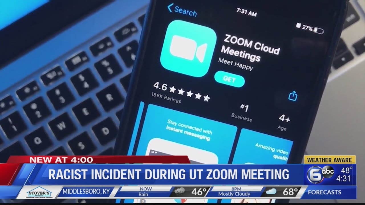 Racist incident during UT Zoom meeting YouTube
