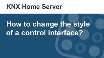 Нow to change the style of a control interface in i3 KNX?