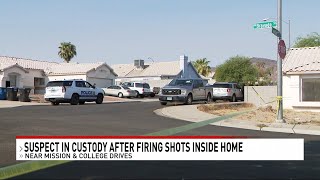 Suspect in custody after firing shots inside Henderson home