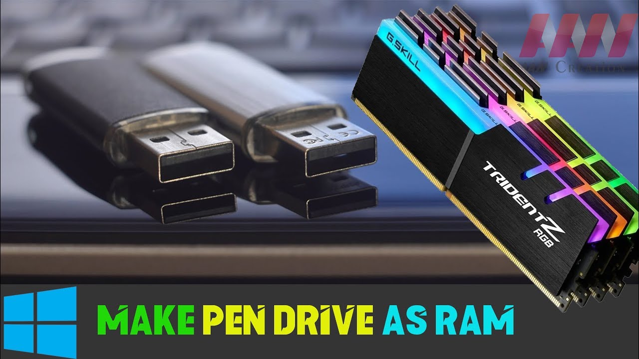 How to Use a Pen Drive as RAM to Speed Up Your Computer - YouTube