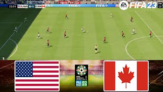 FIFA 23 - USA vs Canada 13/5/2024 - FIFA Women's World Cup 2023 - Gameplay PS | Full Match