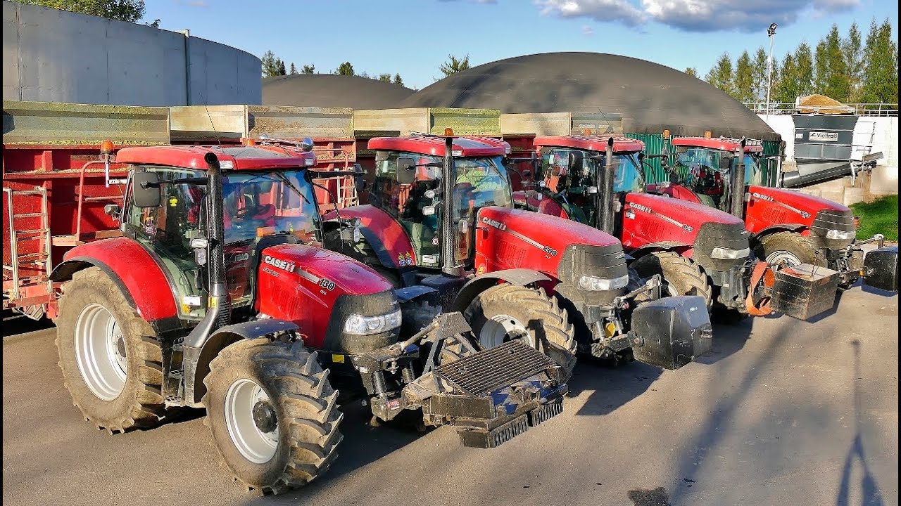 5x Case,  Puma, Magnum, Maxxum   Silage Keřkov  2015