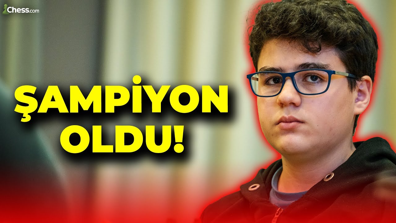YAĞIZ KAAN, Carlsen'i Alireza'yı ve Caruana'yı Geçip ŞAMPİYON OLDU!