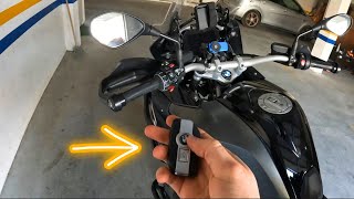 Alarm setup and test R1250GS | Setting up Stock Alarm on BMW motorcycle