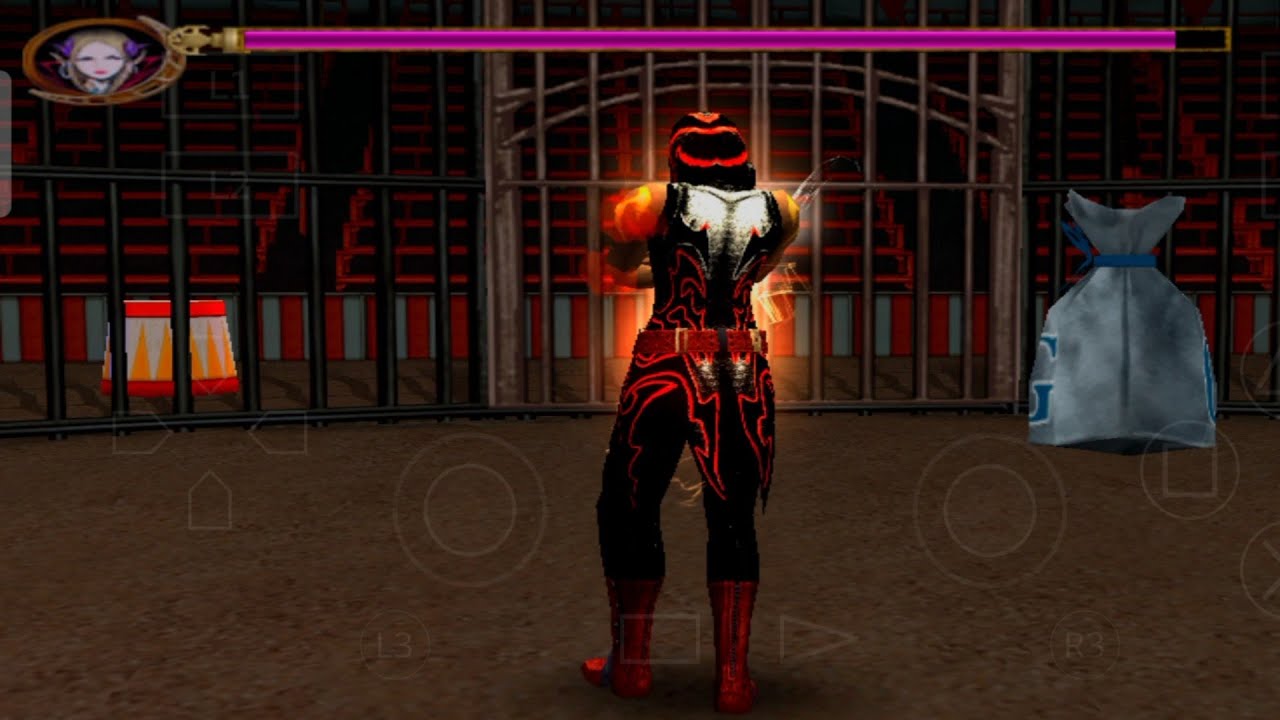 Share!Mod texture Azel simpel tato merah God Hand AetherSX2