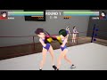 guiltyloving boxing karin vs shiori(1st round ko)