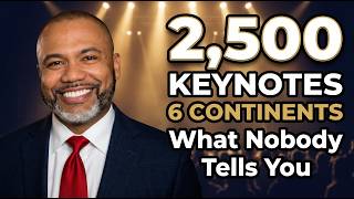 I've Done 2,500 Keynotes on 6 Continents. Here's What Nobody Tells You About Becoming a Paid Speaker