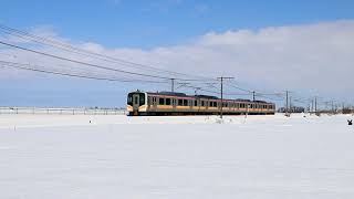 E129系普通長岡行 矢代田~田上間通過
