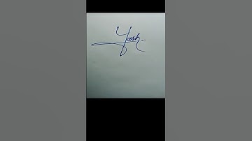 Yash name signature style #y letter signature style #calligraphy #signature #ytshorts #shortvideo