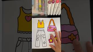 👖 New video now available on the channel! #shorts #shortvideo #coloring #asmr #relaxing
