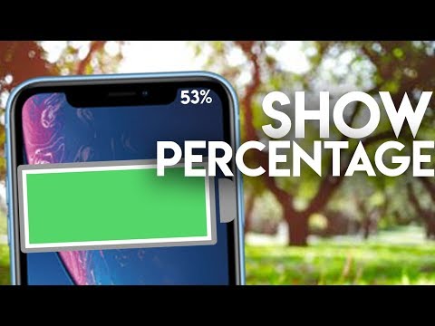 Zo geeft u Battery Percentage op de iPhone X