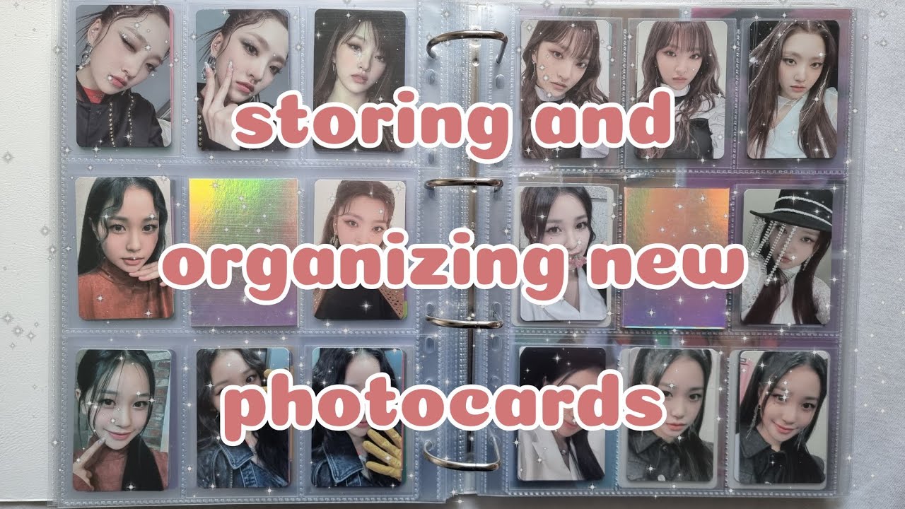 ✨ storing and organizing new photocards in my binder | StayC, Purple Kiss & more #28 .♡🦋. (may)