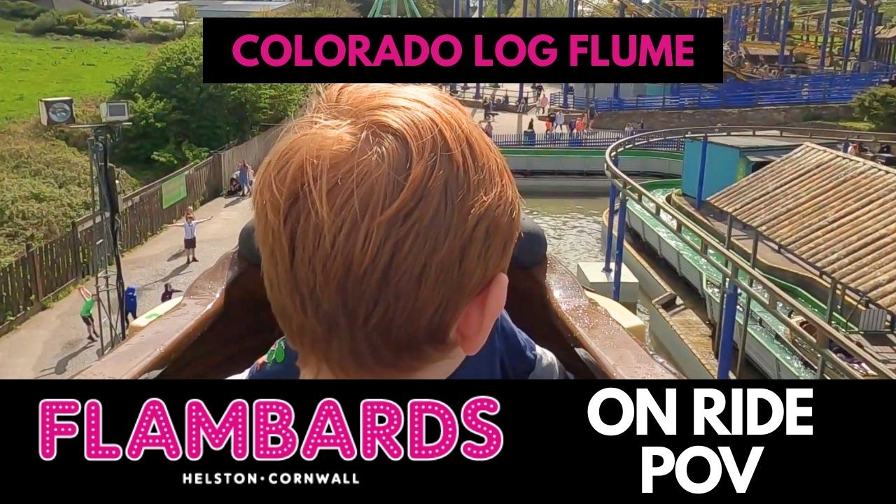Flambards Rides Colorado Log Flume On-Ride POV l Flambards Theme Park - YouTube