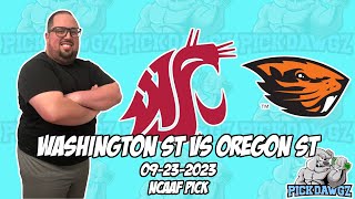 Washington State vs  Oregon State 9/23/23 Free College Football Picks and Predictions Week 4 | NCAAF