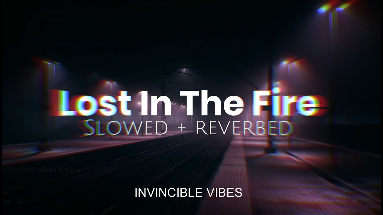 The Weeknd Invincible Lost In The Fire - The Weeknd | Slowed + Reverbed | Invincible vibes ...