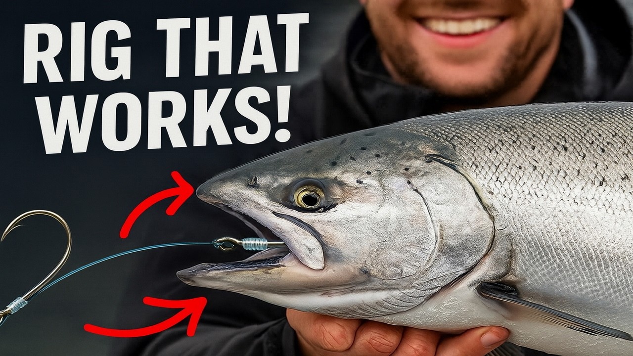 Stop Losing Salmon! Tie This Double Snell Knot Hook Rig - YouTube