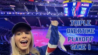 Rangers vs. Penguins TRIPLE OVERTIME| New York Rangers NHL Playoffs | NYR Fan Zone