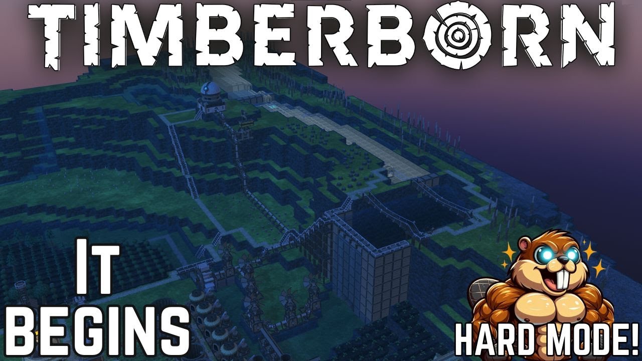 Mega Project 1 Has Begun - Timberborn (Hard Mode) - San Fran Beaver - Ep.14