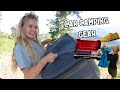 Everything i bring car camping  camping with 2 kids