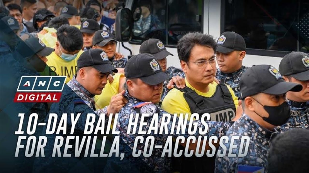 Sandiganbayan sets 10-day bail hearings for Revilla, co-accused in malversation case | ANC