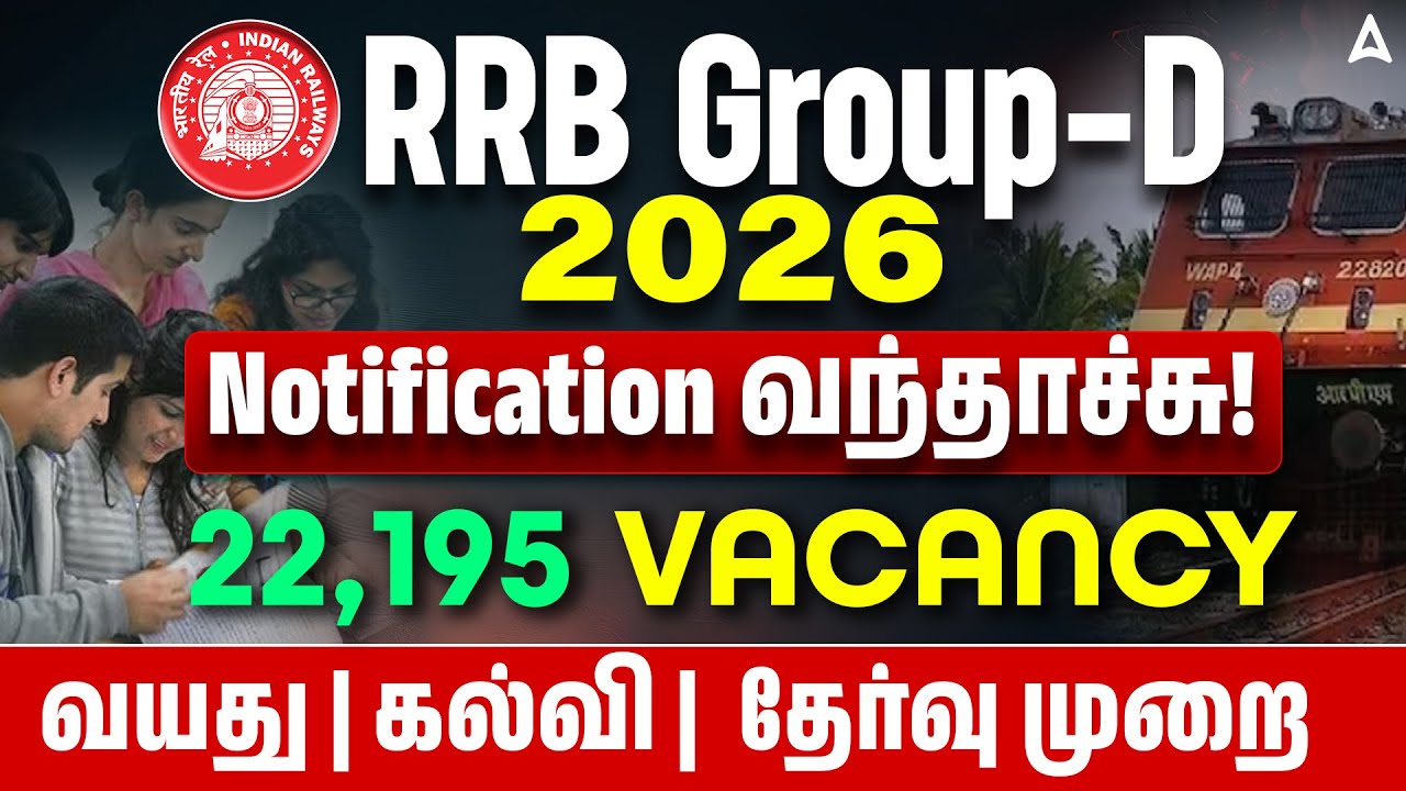 RRB Group D 2026 Notification Released | Age | Qualification | Exam Pattern Full Details