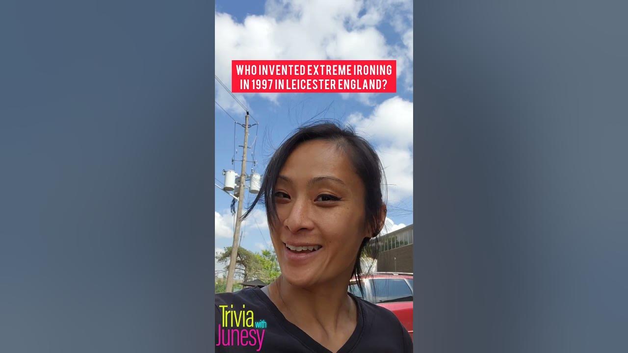 Who invented extreme ironing in 1997 in Leicester England? YouTube