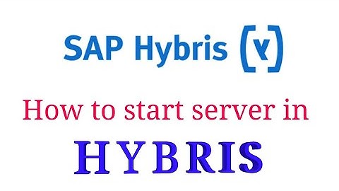 How to start  server in Hybris