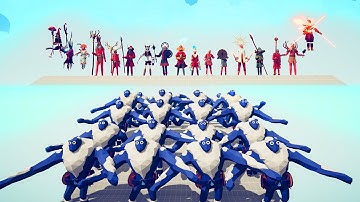ALL MAGE UNITS vs 100x SECRET MELEE UNITS | TABS - Totally Accurate Battle Simulator