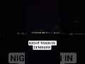 Train Passing Through a Cold Danish Night 🇩🇰 | Cinematic Night Railway #Shorts